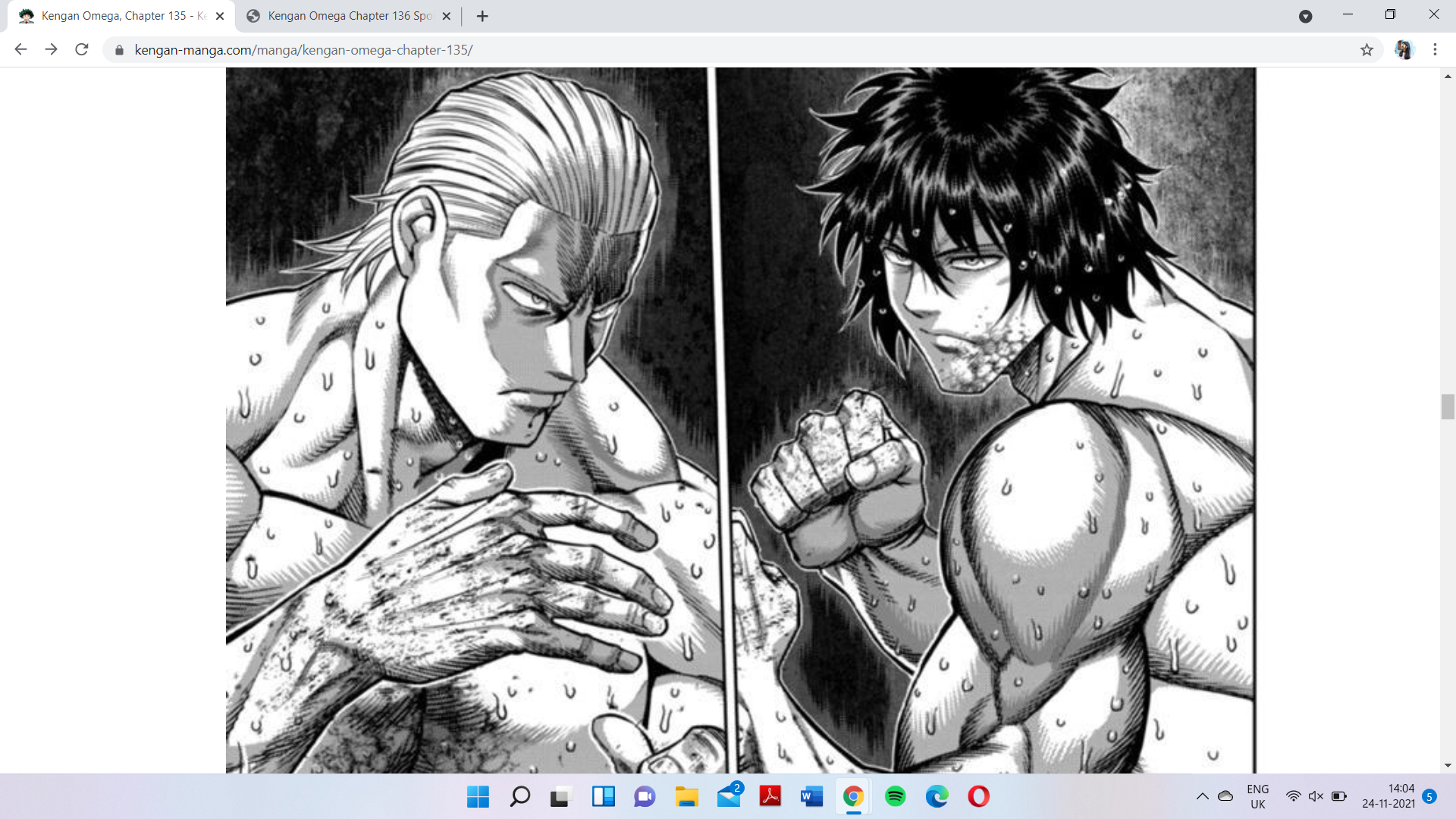 Kengan Omega Chapter 136: Rolon Predicts Moves! Release Date