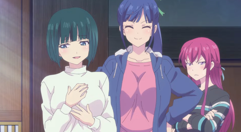 The cafe terraces and its goddesses anime