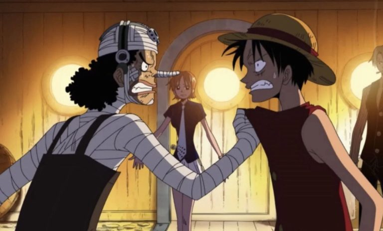 why did luffy and usopp fight